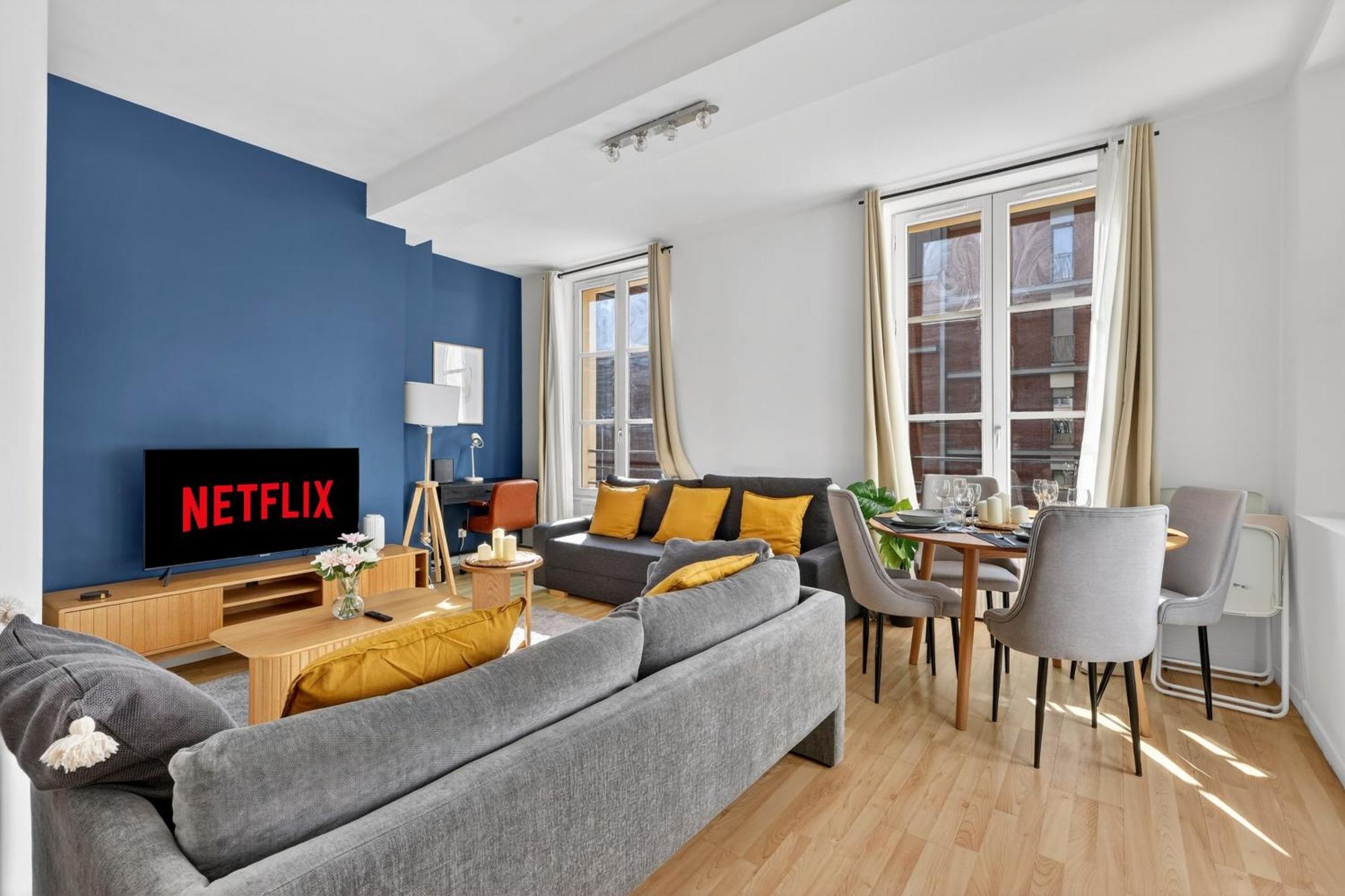 Appartamento Quartier Bastille Charonne 2 Bedroom With Netflix *
